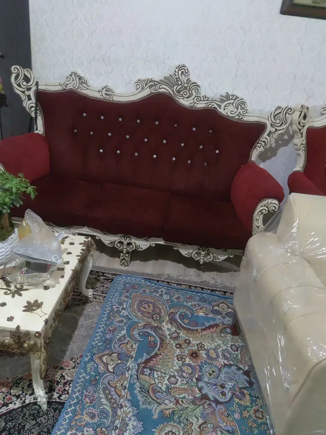 مبل 8نفره سلطنتی|مبلمان خانگی و میز عسلی|رباط‌کریم, منجیل آباد|دیوار