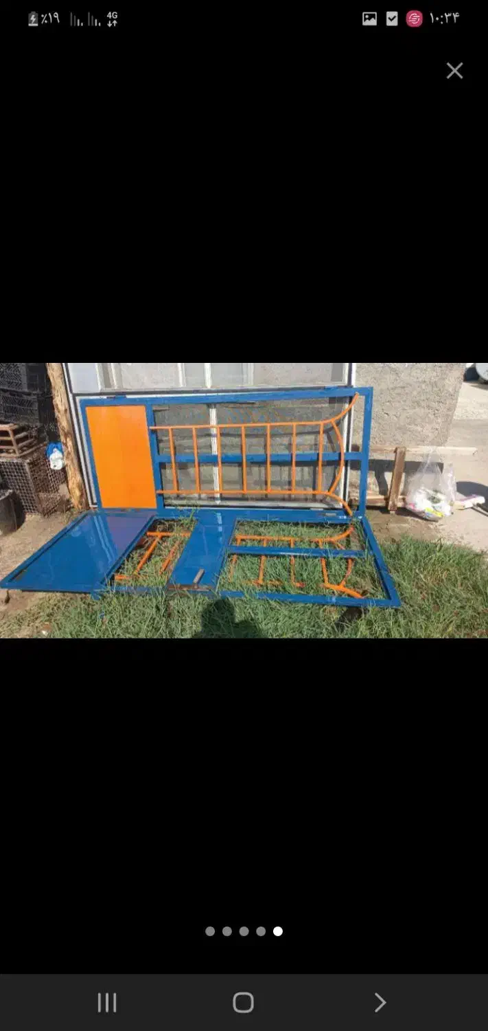 درب آهنی منزل یا مغازه ۳در ۴|مصالح و تجهیزات ساختمان|آق قلا, |دیوار