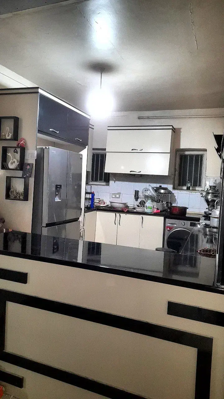 کابینت ام دی اف با سینگ وهود|کتابخانه، شلف، قفسه‌های دیواری|میانه, |دیوار