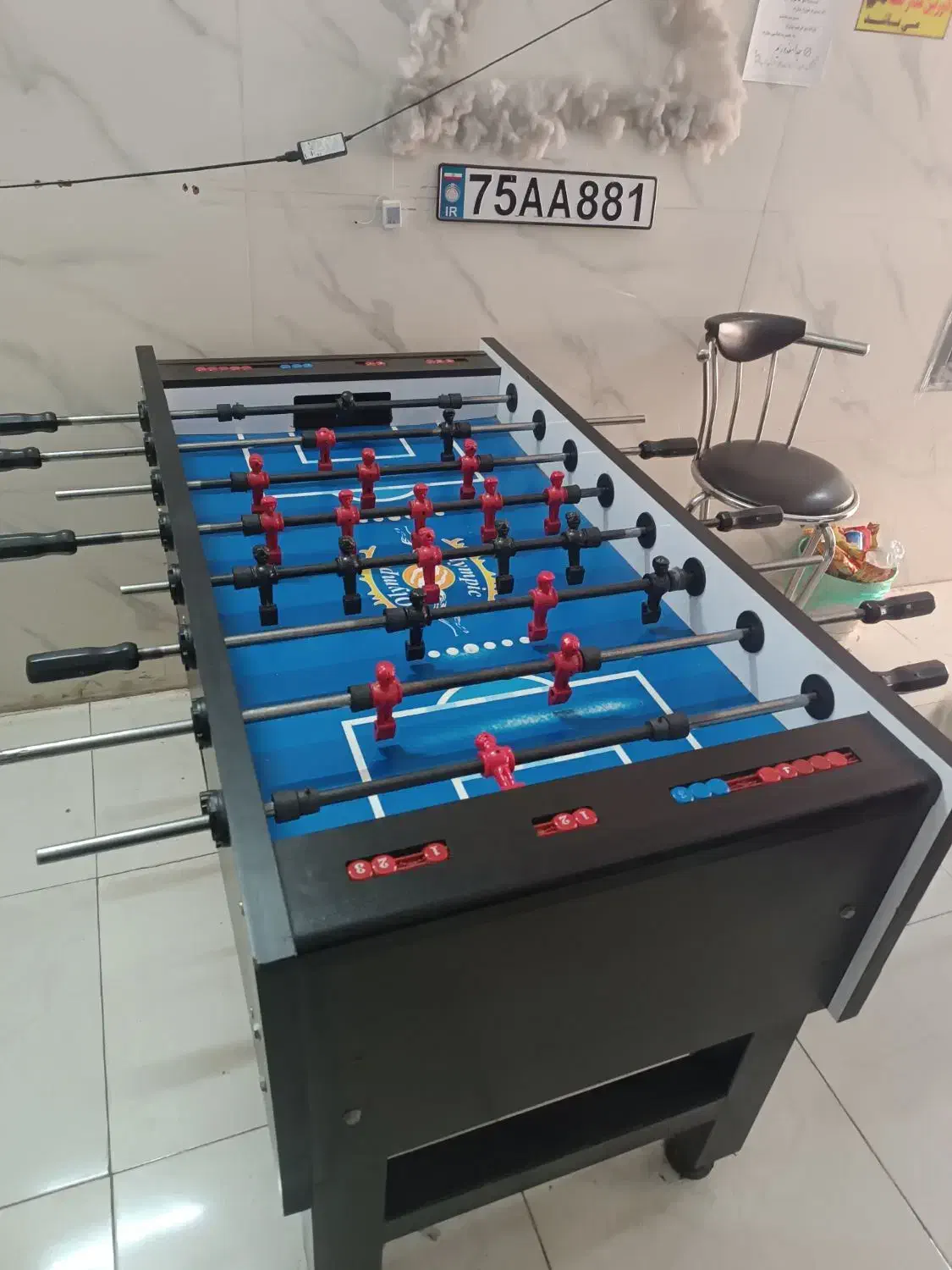 میز بیلیارد ایت ۸ فوت تمام چوب و فوتبال دستی|ورزش‌های توپی|مشهد, رده|دیوار