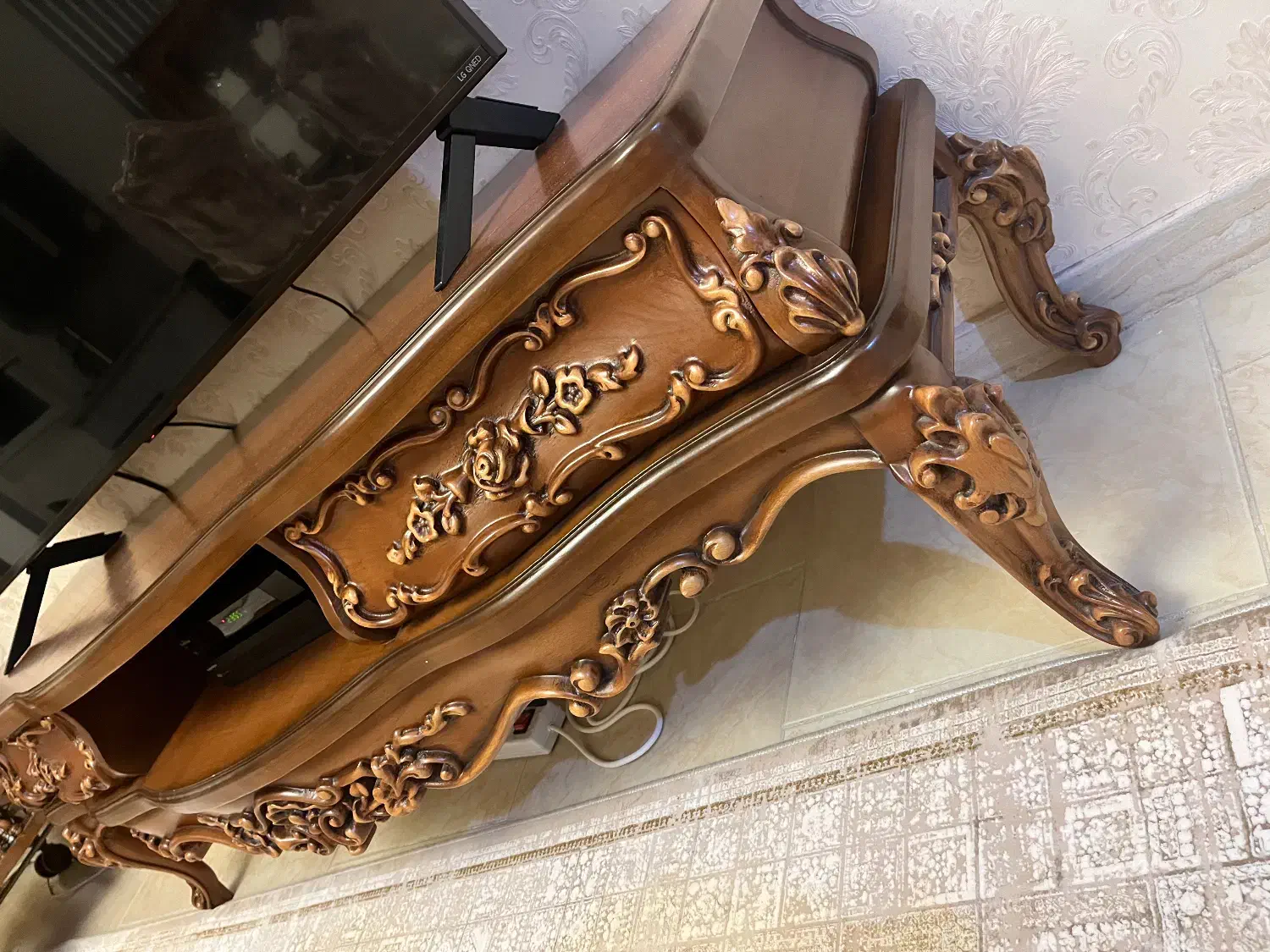 ایینه کنسول و میز TV|بوفه، ویترین، کنسول|قزوین, |دیوار