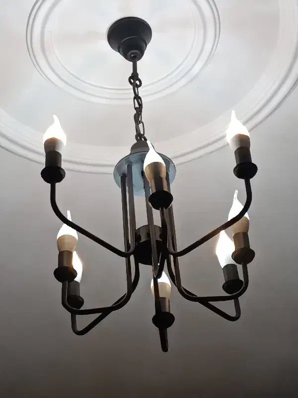 لوستر هشت شعله|لوستر و چراغ آویز|کرج, شهرک فهمیده|دیوار