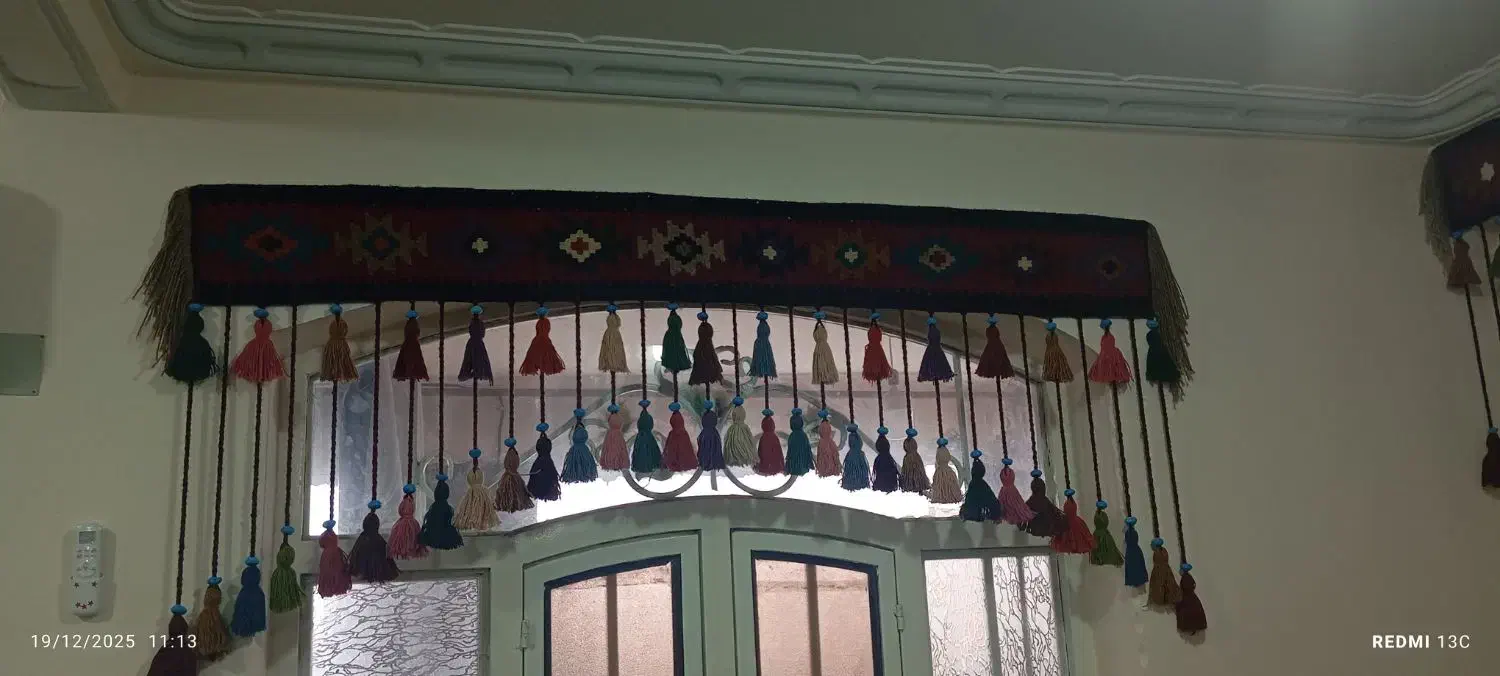 پرده آویز سنتی|پرده، رانر، رومیزی|لنده, |دیوار