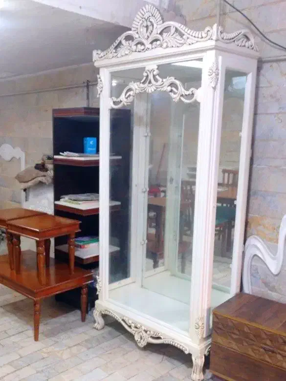 حراج بوفه کاملا نو ویترینی|بوفه، ویترین، کنسول|اقبالیه, |دیوار