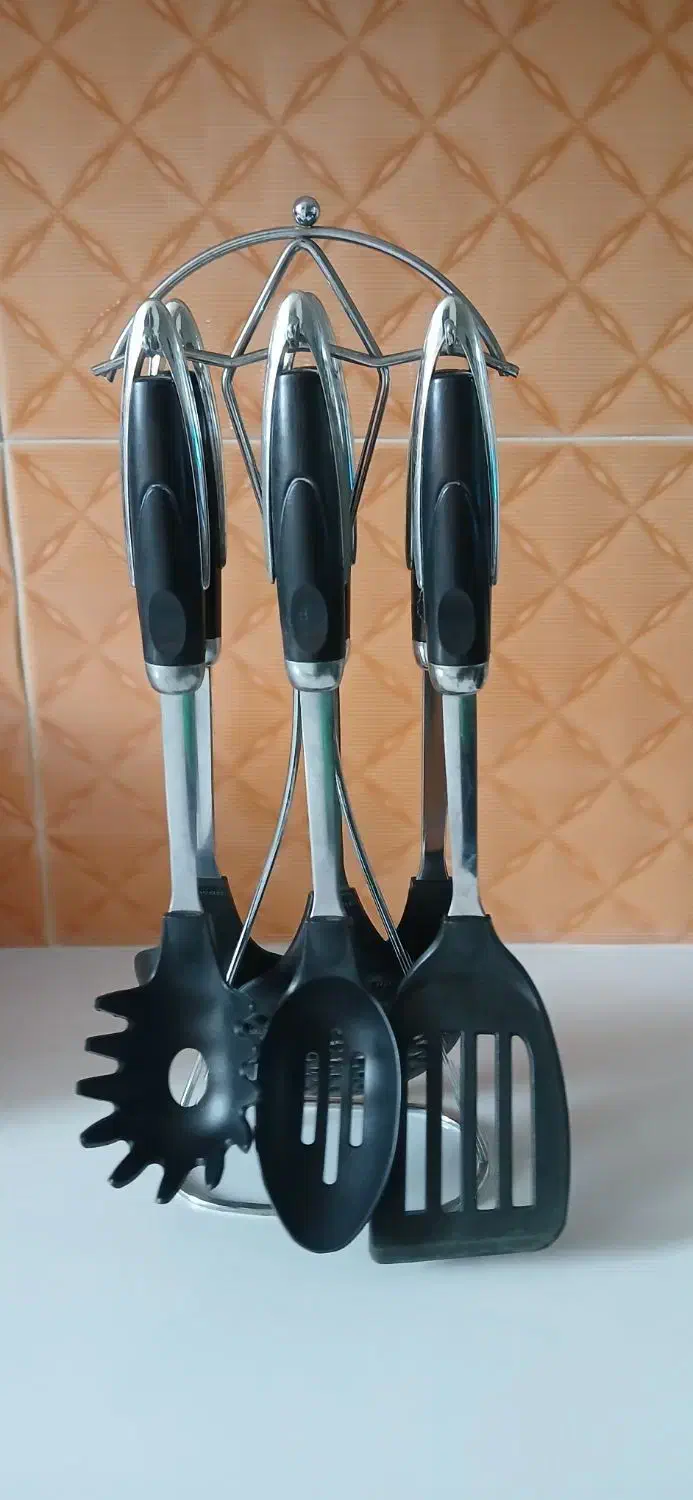 سرویس کفگیر و جاادویه سفید لیوان استکان|ظروف سرو و پذیرایی|لاهیجان, لاشیدان|دیوار