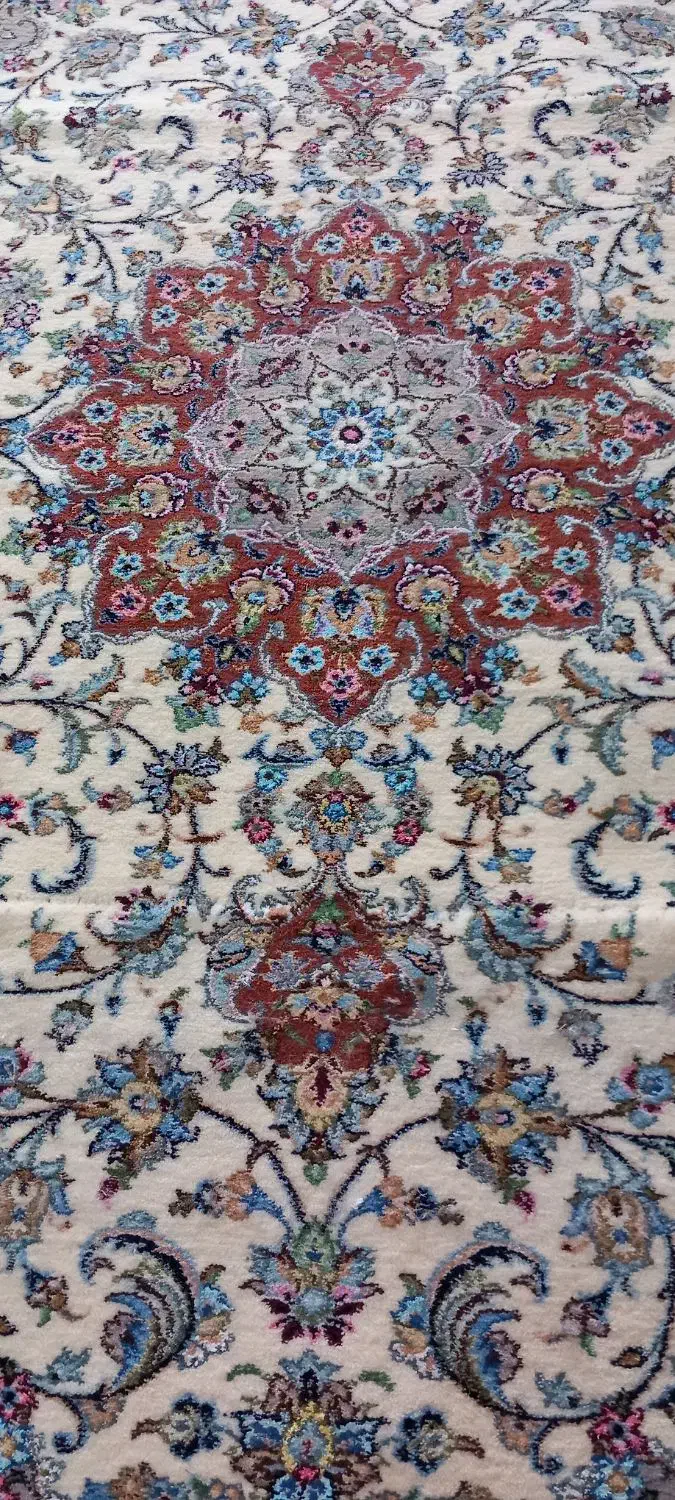 رنگ قالی ۶ متری|فرش|کاشان, کارگر|دیوار