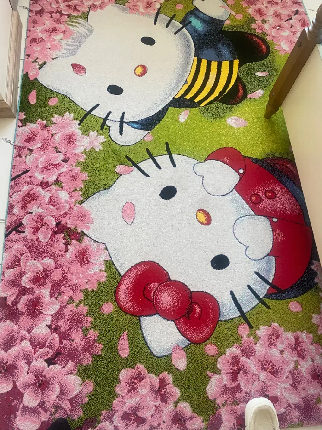 فرش کارتونی کیتی|فرش|تبریز, |دیوار