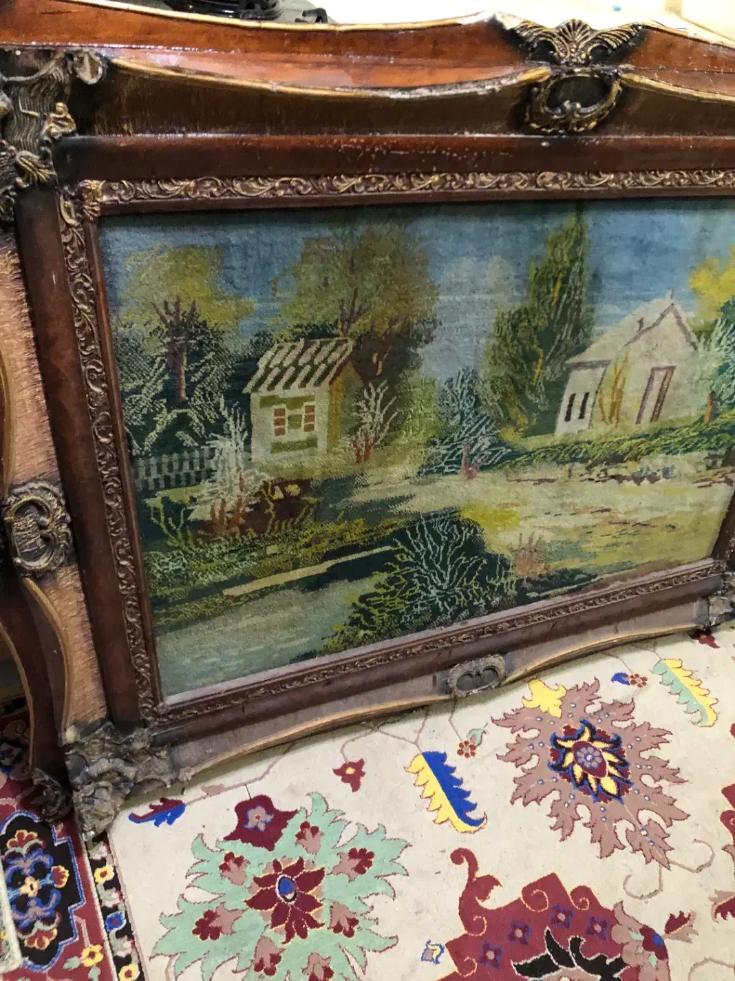 تابلو منظره دستبافت|تابلو فرش|تهران, خانی آباد نو شمالی|دیوار