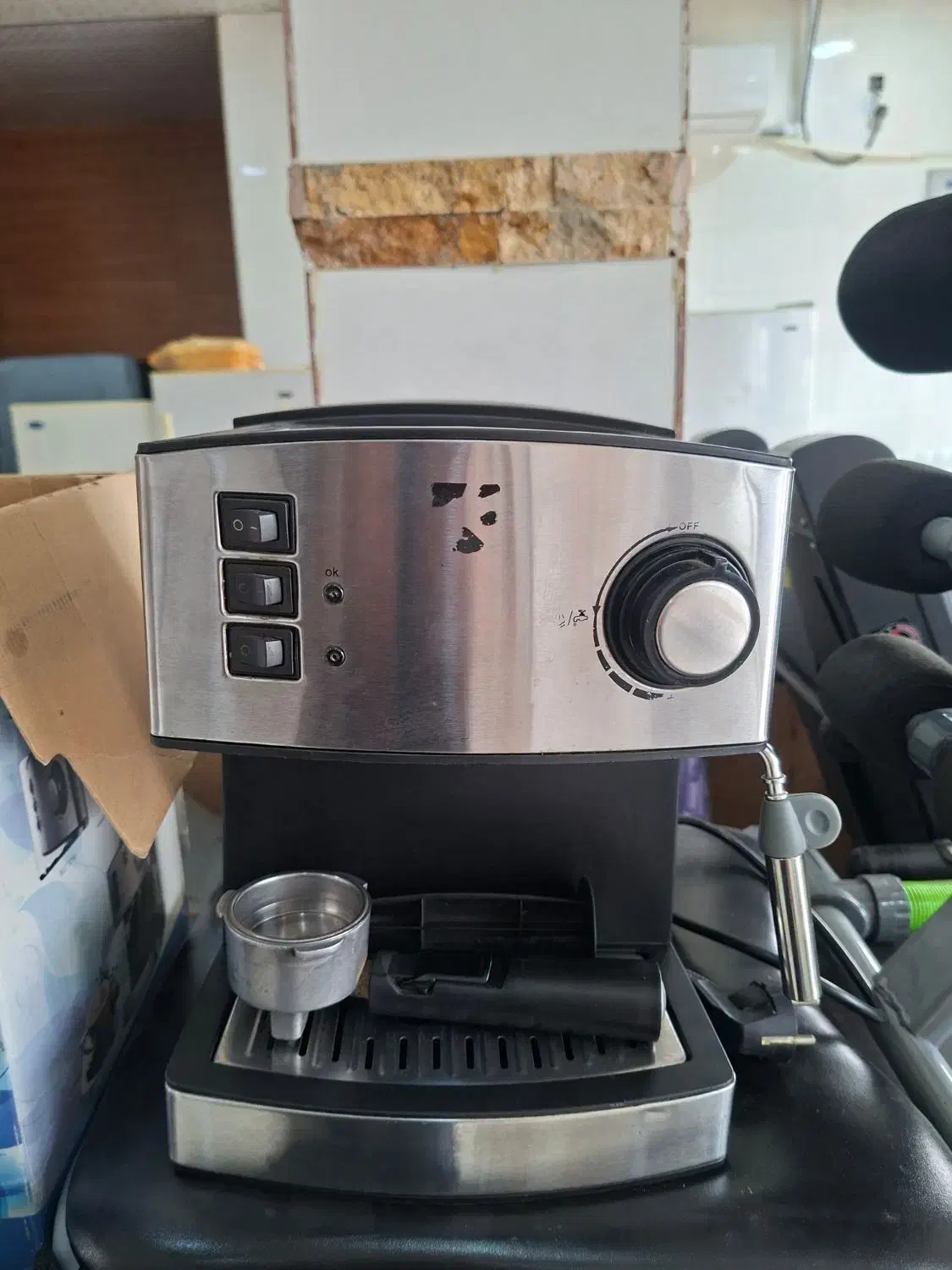 اسپرسو ساز خانگی|سماور، چایساز، قهوهساز|امیدیه, |دیوار