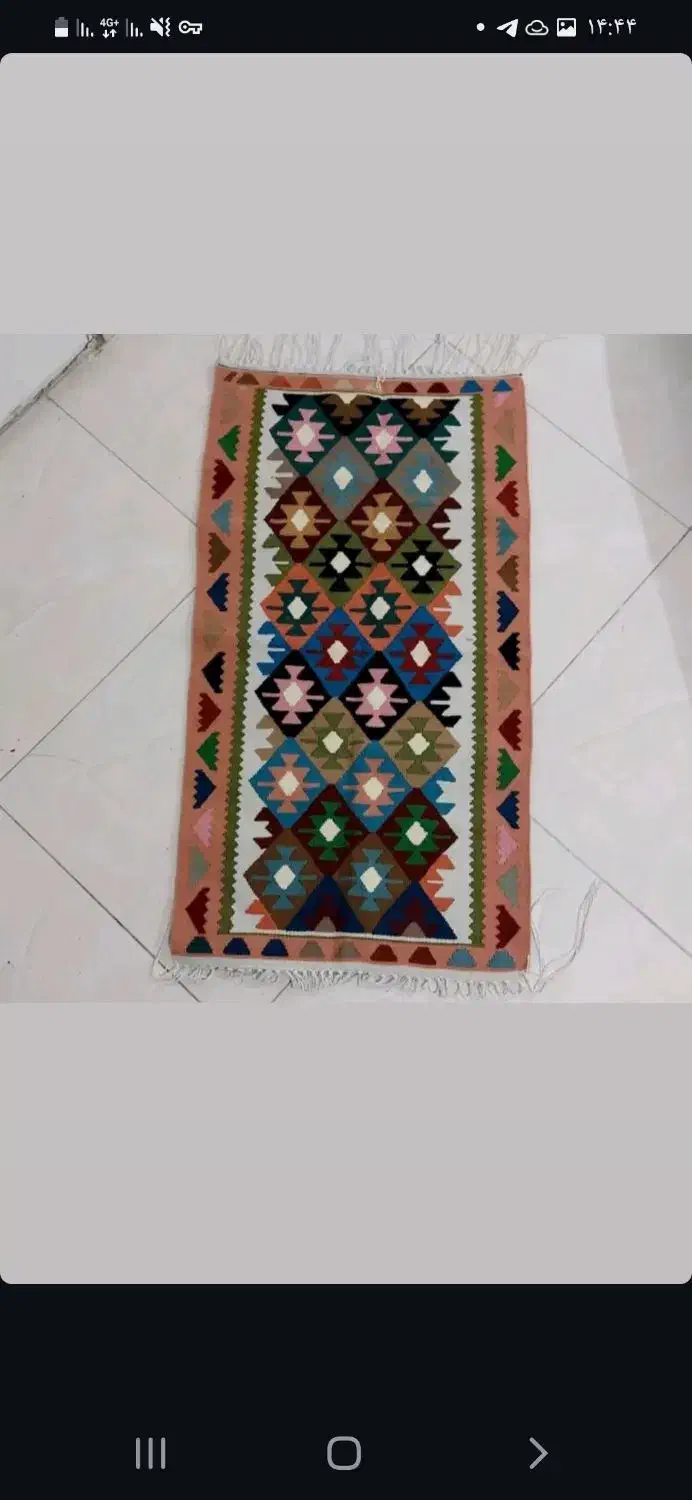 گلییم .پادری .پشم .اکریلیک|فرش|نمین, |دیوار