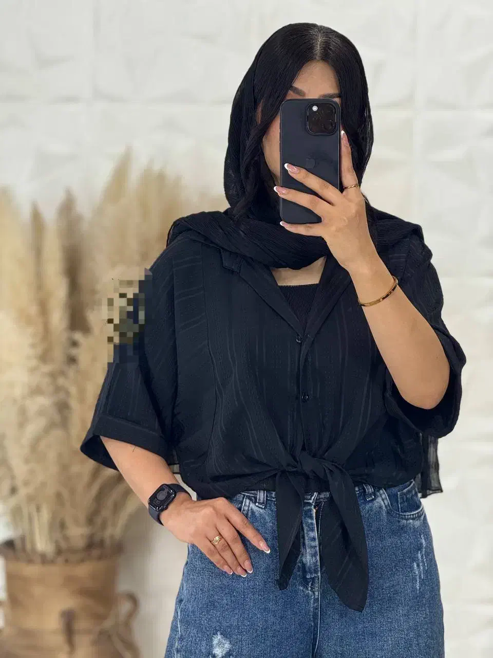 شومیز مشکی جلو گره ای|لباس|شیراز, شهرک جماران|دیوار