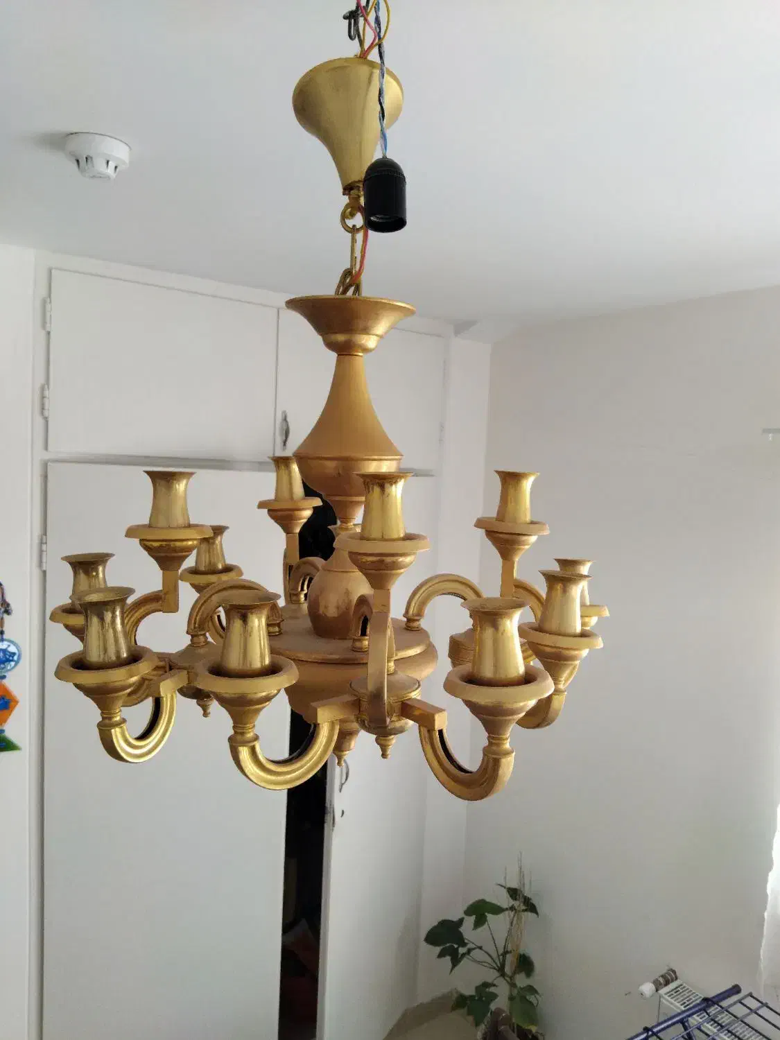 لوستر سقفی دوعدد|لوستر و چراغ آویز|پرند, فاز ۳|دیوار