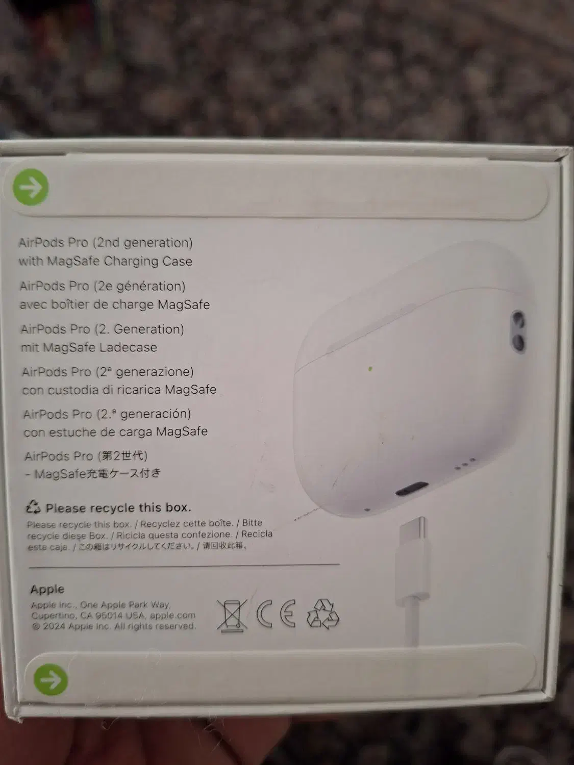 ایرپاد پرو سری ۲ تایپ سی آکبند پلمپ|لوازم جانبی موبایل و تبلت|تهران, ائمه اطهار|دیوار