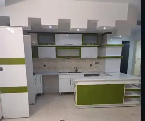 کابینت mdf درحد نو همراه با هود و سینک|مصالح و تجهیزات ساختمان|اندیشه, شهرک مریم|دیوار