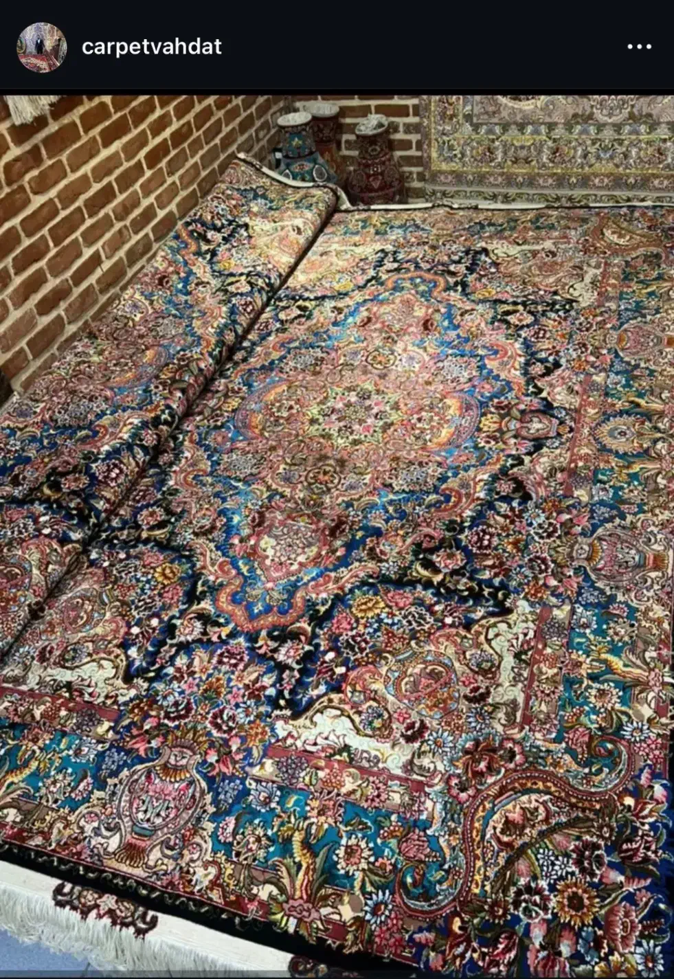 فروشگاه فرش و تابلو فرش دستباف وحدت|فرش|تبریز, |دیوار