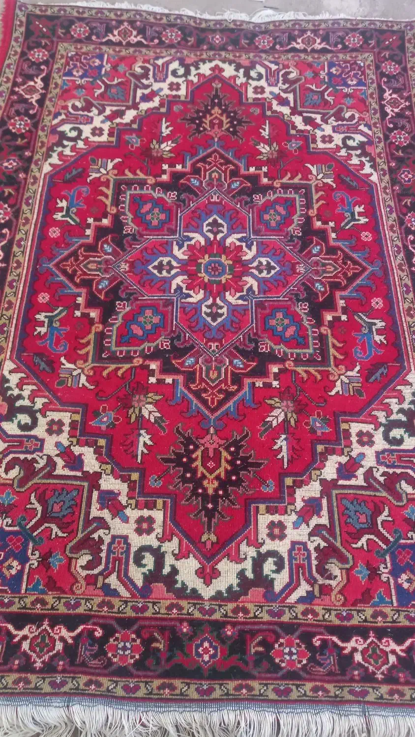 باسلام یک جفت قالیچه تاجری خوش رنگ|فرش|خواجه, |دیوار