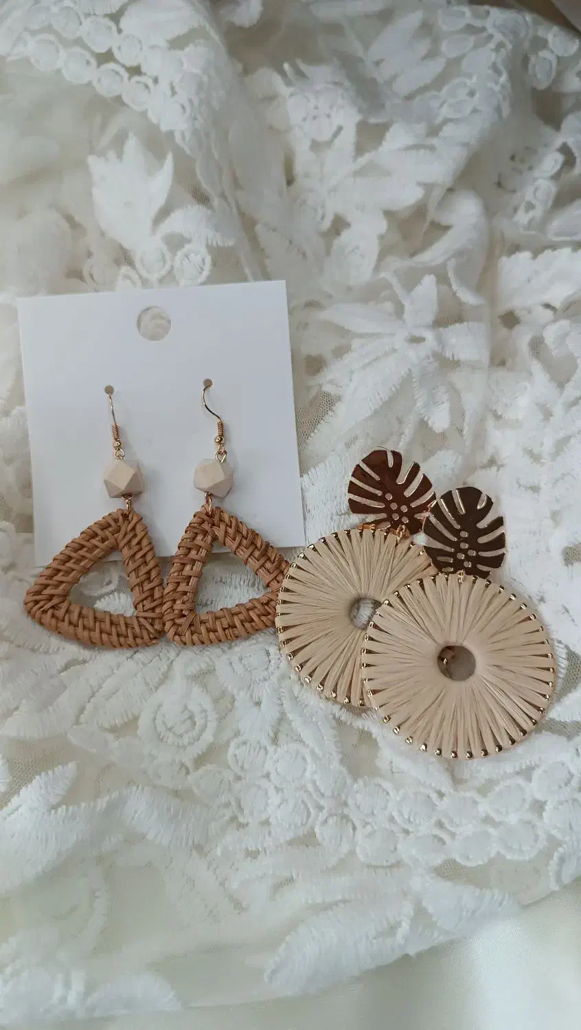 گوشواره های زیبای حصیری|بدلیجات|تهران, ونک|دیوار