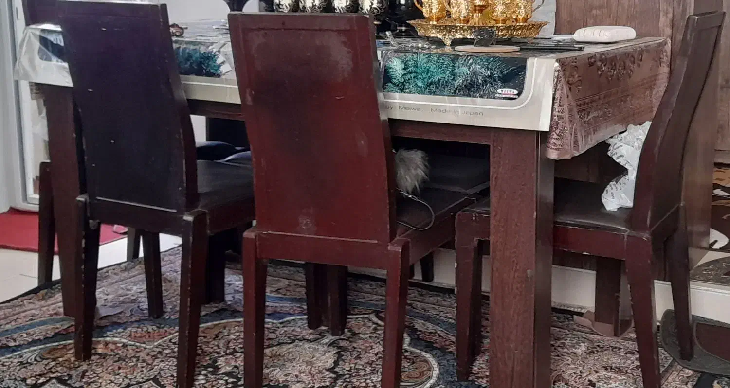 میز آشپزخانه ۶ نفره|میز و صندلی غذاخوری|آستارا, |دیوار