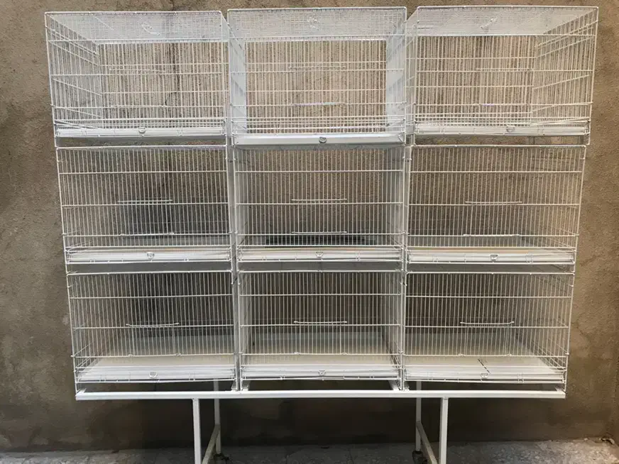 قفس ۹خان نو نو با پایه متحرک|لوازم جانبی حیوانات|اصفهان, باغ زرشک|دیوار