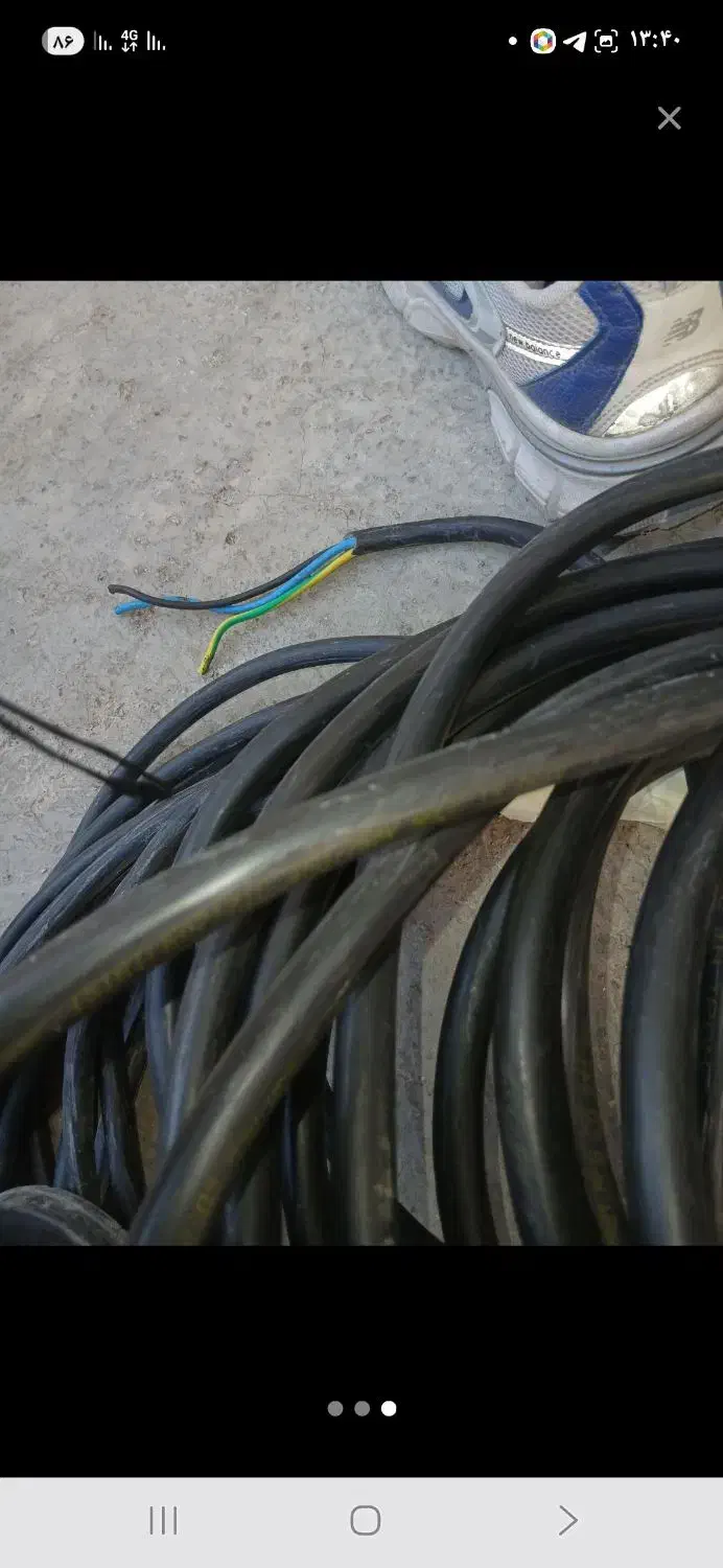 کابل برق سه ریشه وچهاریشه|مصالح و تجهیزات ساختمان|پاکدشت, پاکدشت (مامازند)|دیوار