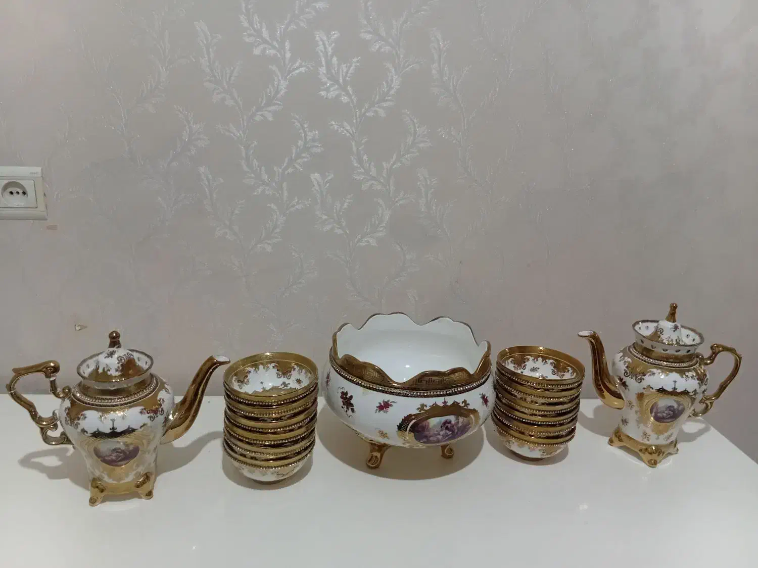 تعدادی لوازم منزل به فروش میرسد نو و در حد نو|ظروف سرو و پذیرایی|رباطکریم, رباطکریم|دیوار