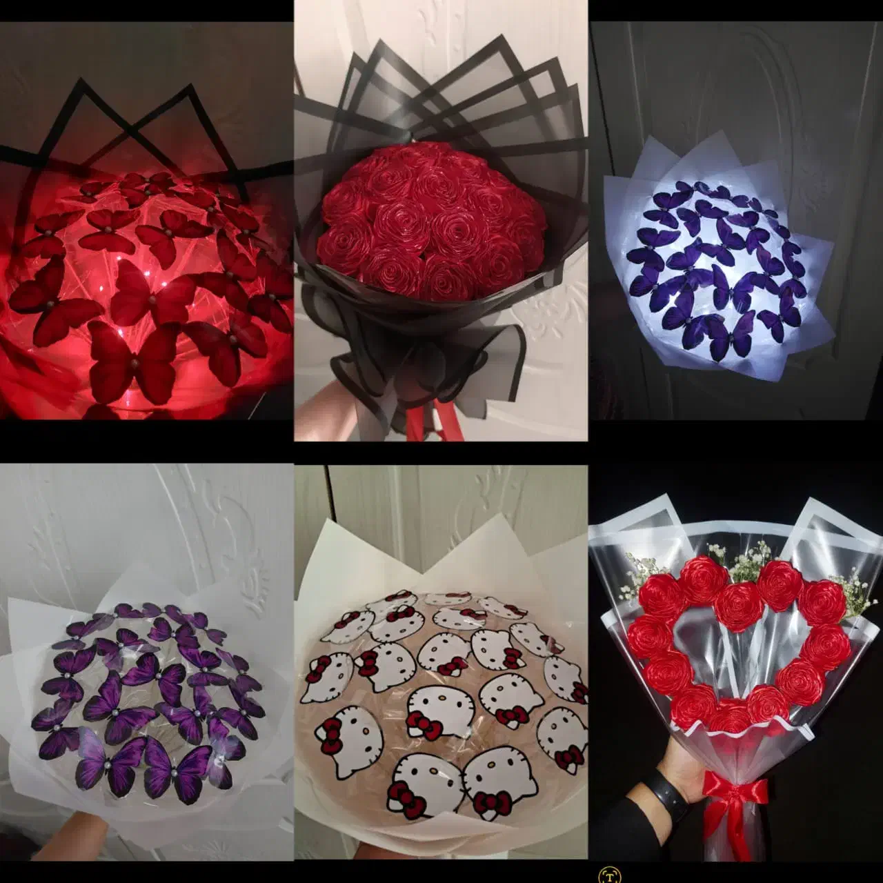 گل روبانی و دسته گل پروانه تحویل فوری|گل مصنوعی|قم, وادی السلام|دیوار