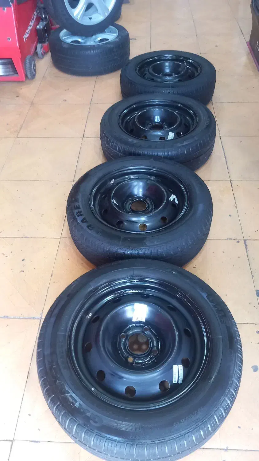 4عدد رینگ لاسیتک فابریکی تمیز|قطعات یدکی و لوازم جانبی|اهواز, کوی آغاجاری|دیوار