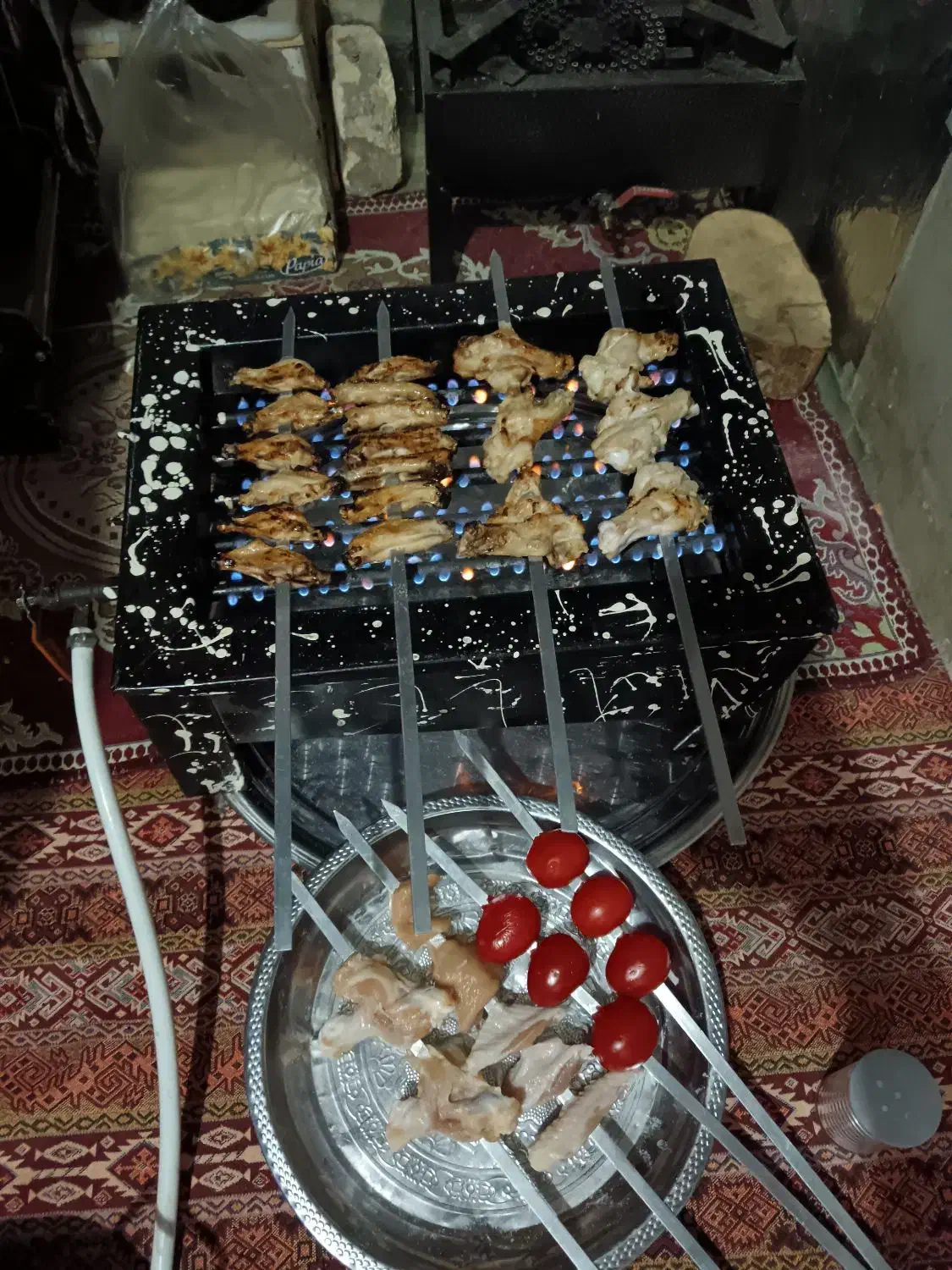 کباب پز گازی|اجاق گاز و لوازم برقی پخت‌وپز|فولادشهر, مسکن مهر فولادشهر|دیوار