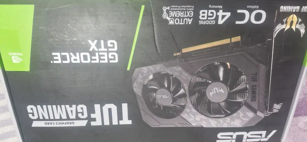 gtx1650 oc tuf gaming کارت گرافیک|قطعات و لوازم جانبی رایانه|شیراز, شهرک گلستان|دیوار