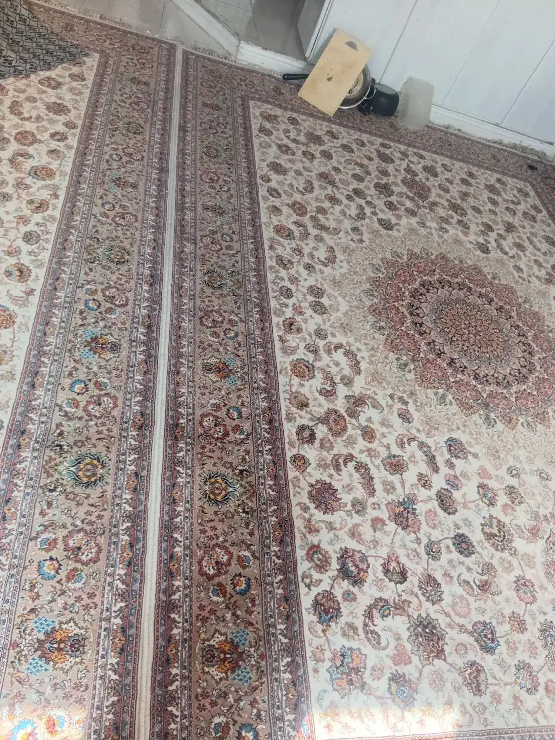 ی جفت فرش ۹ متری کم استفاده شده|فرش|همدان, |دیوار