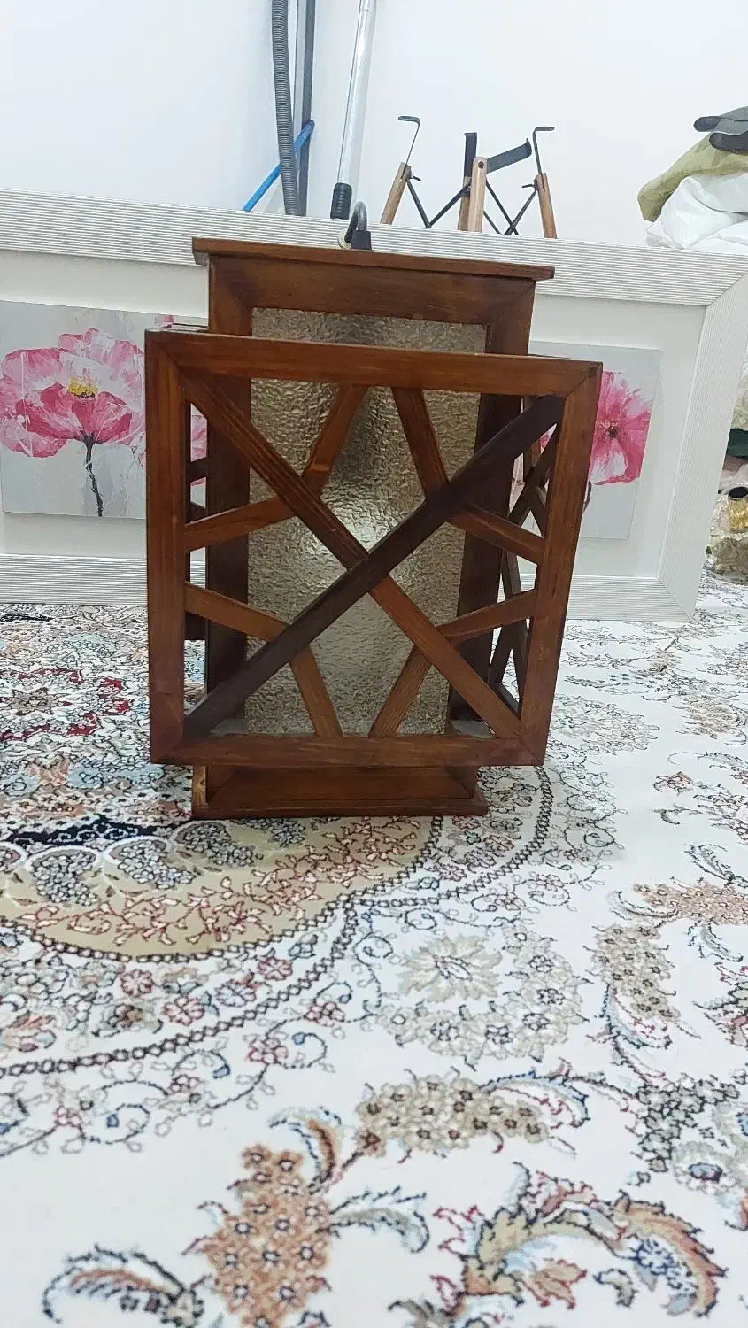 لوستر چوبی ،کاردست|لوستر و چراغ آویز|پردیس, فاز ۱۱|دیوار