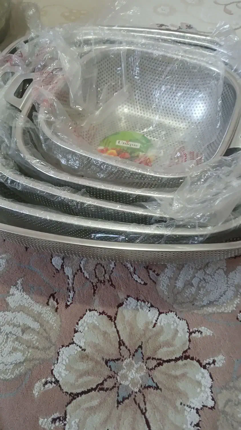 سرویس ۵عددی ابگش پانچ مربع مارک یونیک|ظروف پخت‌وپز|بروجرد, |دیوار