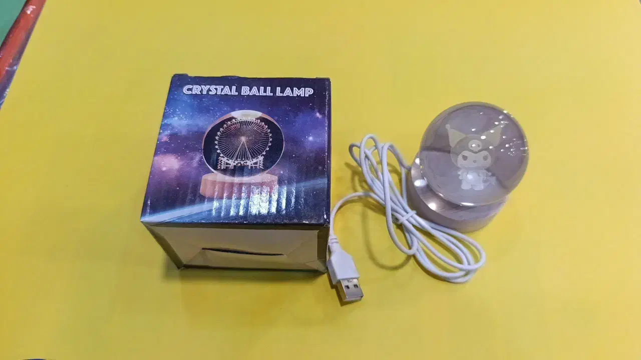 گوی کریستالی سایز ۶|چراغ خواب و آباژور|دهدشت, |دیوار