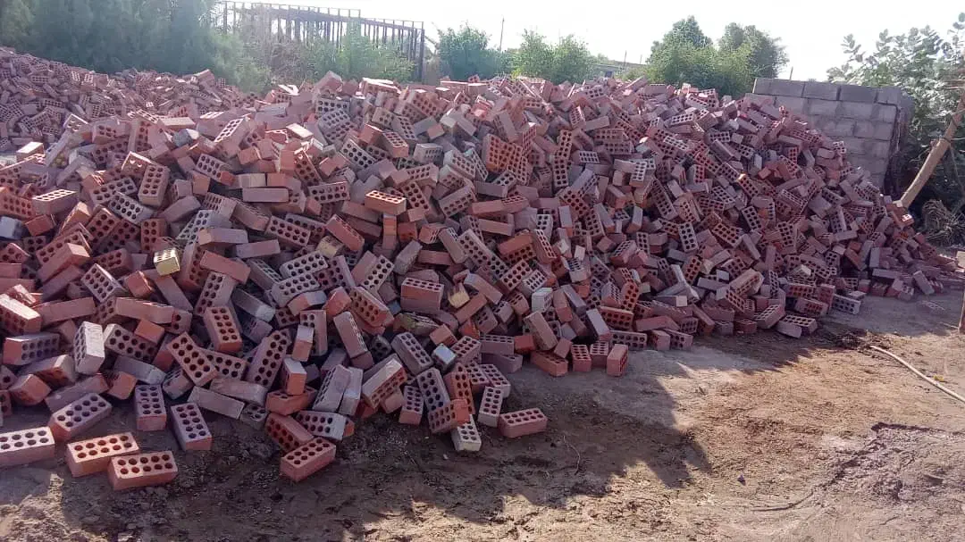 فروش ویژه اجر سفال ،تیغه،بلوک سقفی،اجرگره ای|مصالح و تجهیزات ساختمان|کهنوج, |دیوار