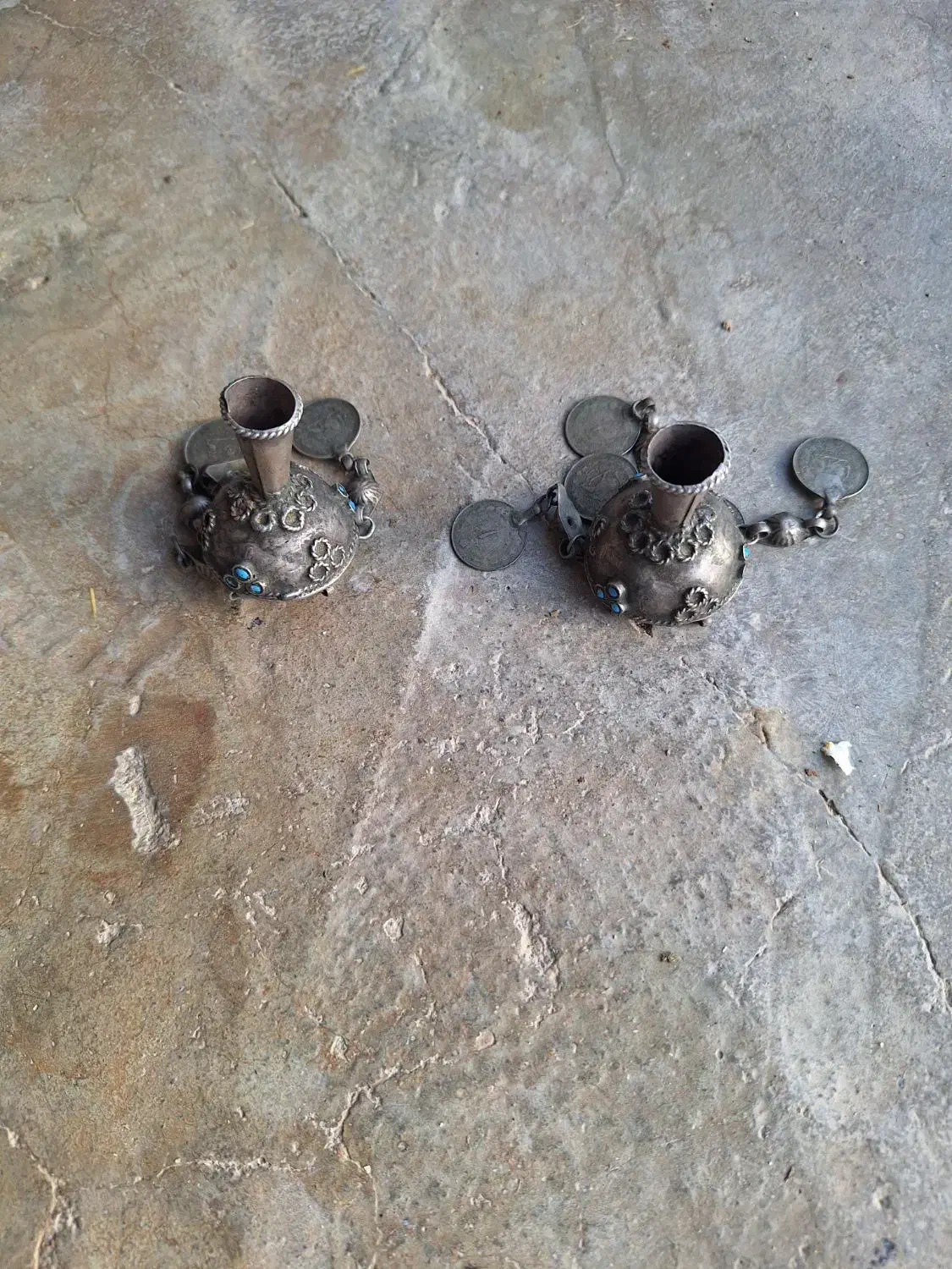 ۲حلقه گوشواره قدیمی|بدلیجات|اصفهان, همت‌آباد|دیوار