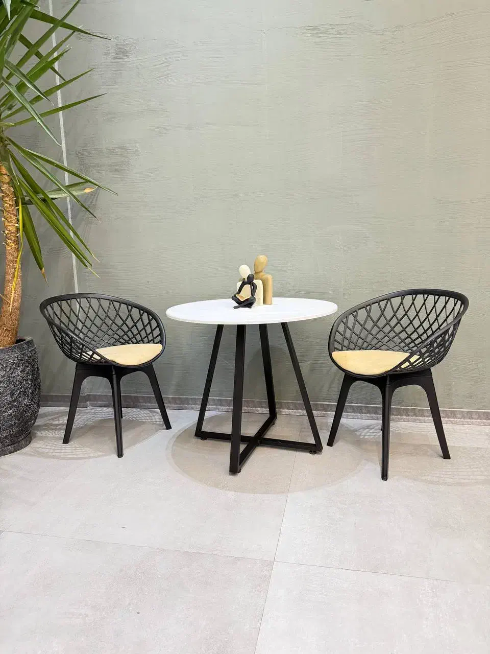 میز و صندلی تیارا فلزی و چوبی مدرن|میز و صندلی غذاخوری|کرج, دولتآباد|دیوار