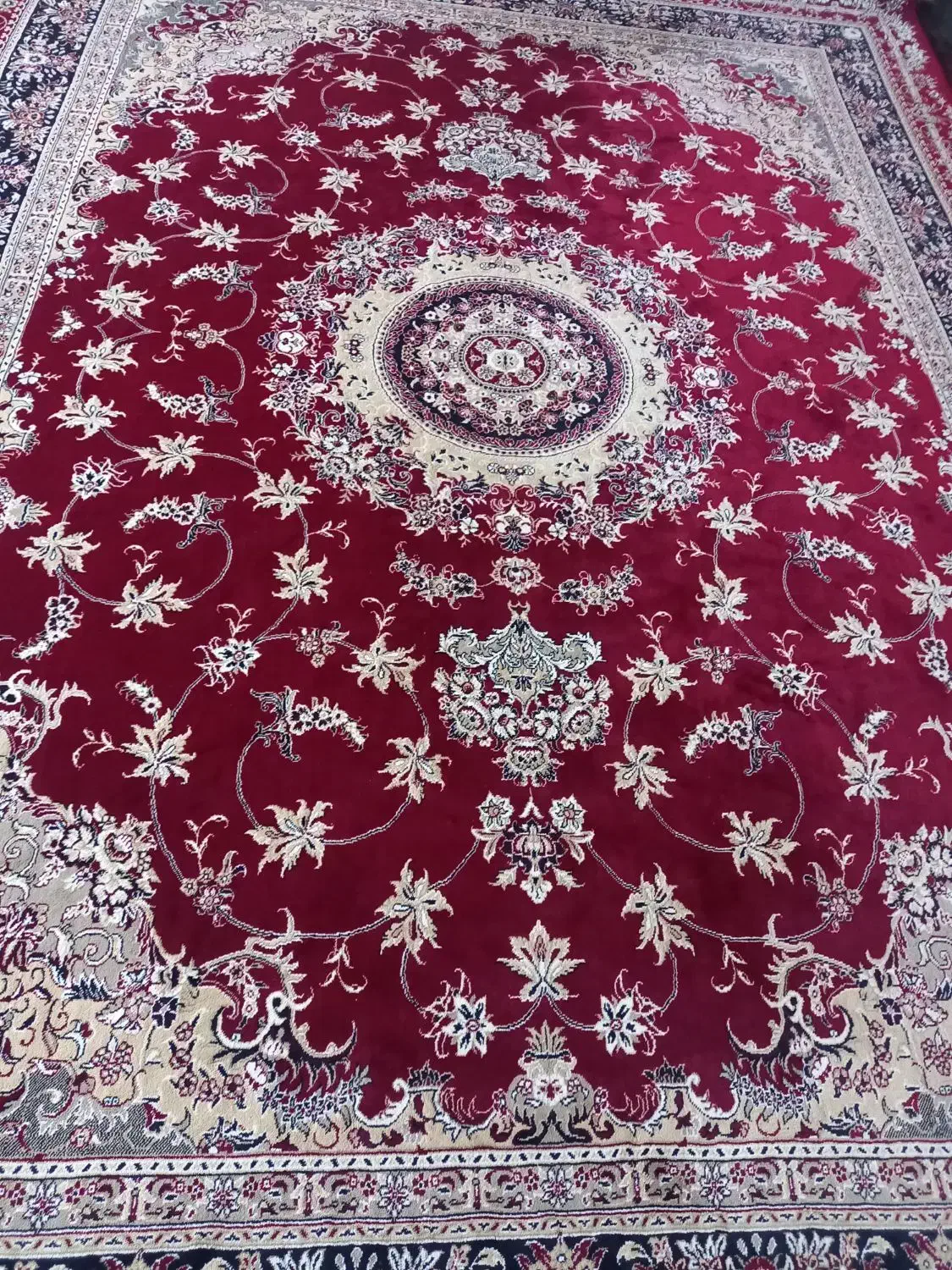 ۳ عدد فرش ۱۲متری زرشکی|فرش|قم, ولیعصر|دیوار