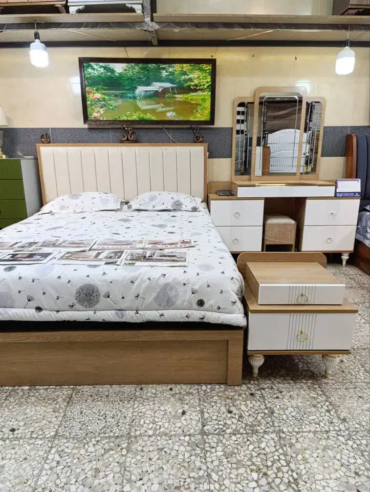 سرویس خواب دونفره راحت وآرام|تخت و سرویس خواب|کرمان, |دیوار