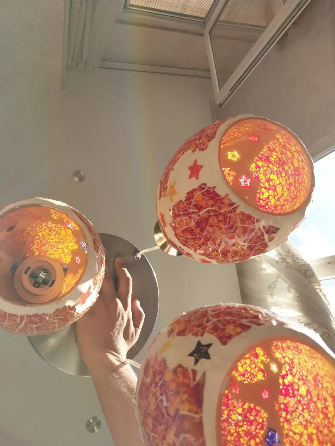 لوستر|لوستر و چراغ آویز|هشتگرد, شهرک بعثت|دیوار