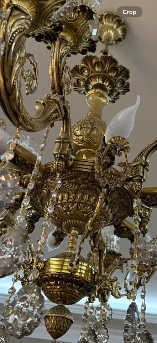 لوستر برنز سه عدد نو و استفاده نشده|لوستر و چراغ آویز|قزوین, |دیوار