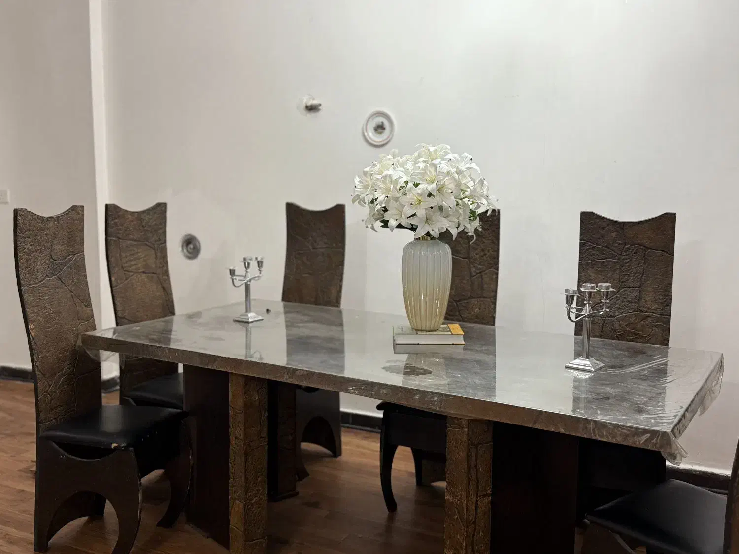 میز ۸ نفره غذا خوری|میز و صندلی غذاخوری|بندر کنگان, |دیوار