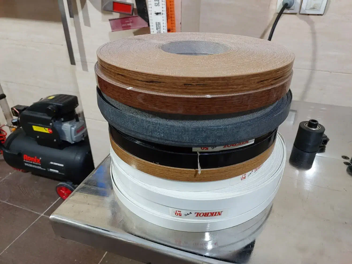 لبه چسپان نوار pvc|ماشینآلات صنعتی|صدرا-فارس, فاز ۲|دیوار