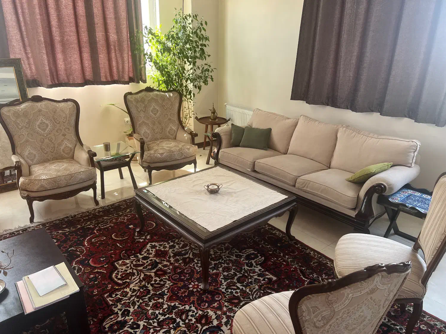 مبل کلاسیک فرانسوی|مبلمان خانگی و میز عسلی|شاهین‌شهر, دهخدا|دیوار