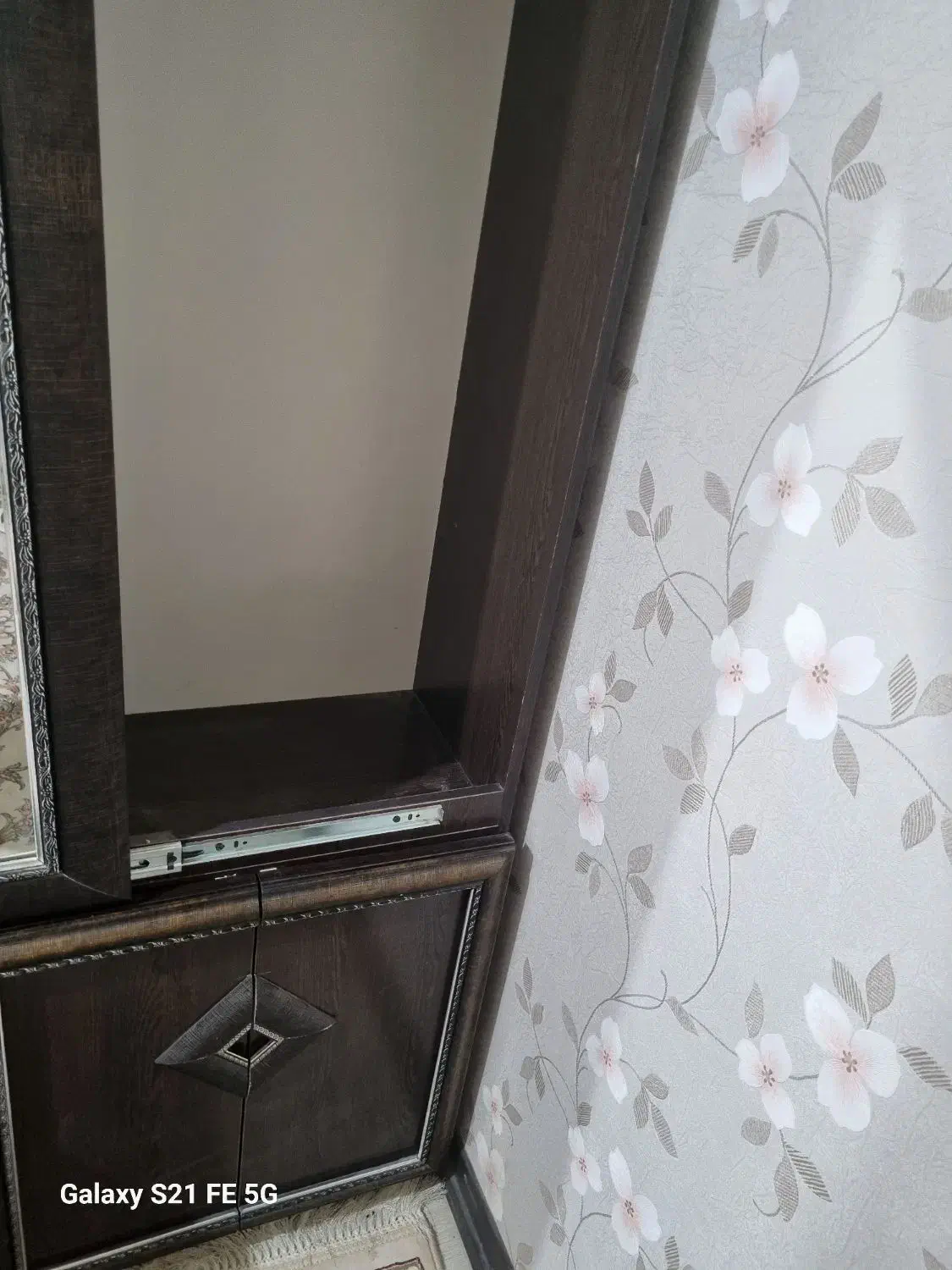 جاکفشی وجاکتابی آینه دارنو|بوفه، ویترین، کنسول|کاشان, دانش|دیوار