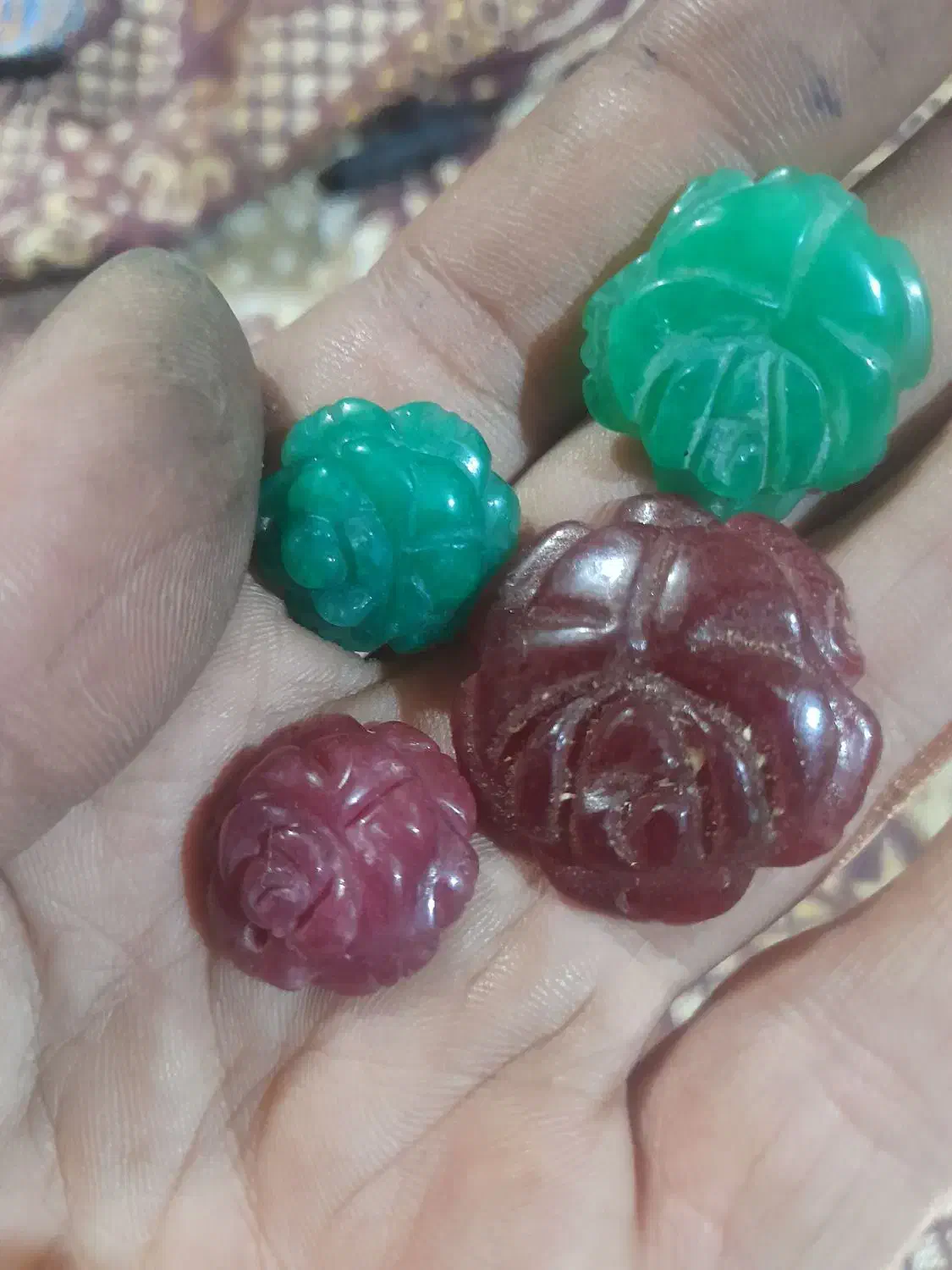 یاقوت و زمرد|کلکسیون اشیاء عتیقه|کرج, حیدرآباد|دیوار