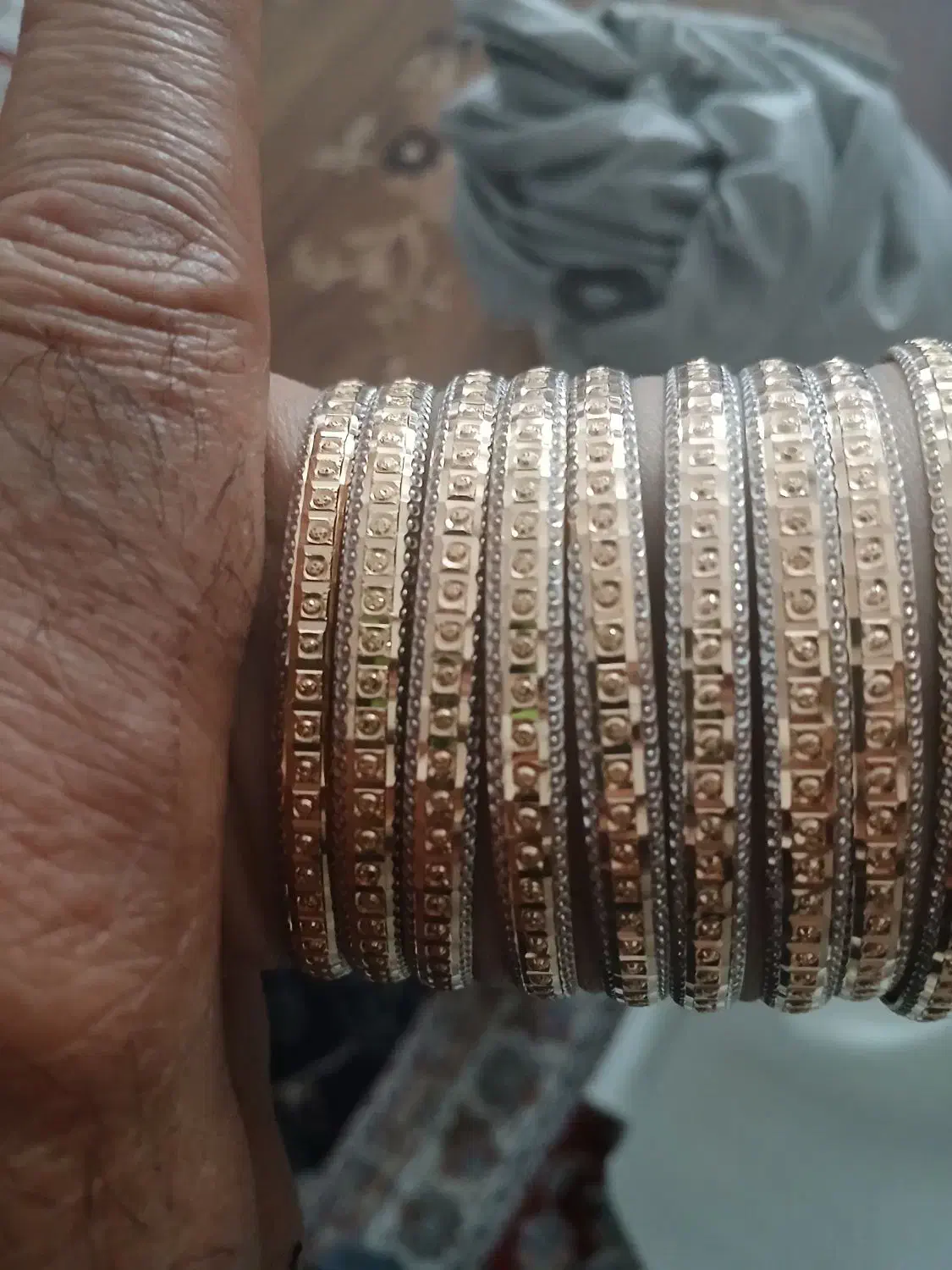 فروش 3عدد النگو طلا نمره 2 با فاکتور|جواهرات|محمودآباد, |دیوار