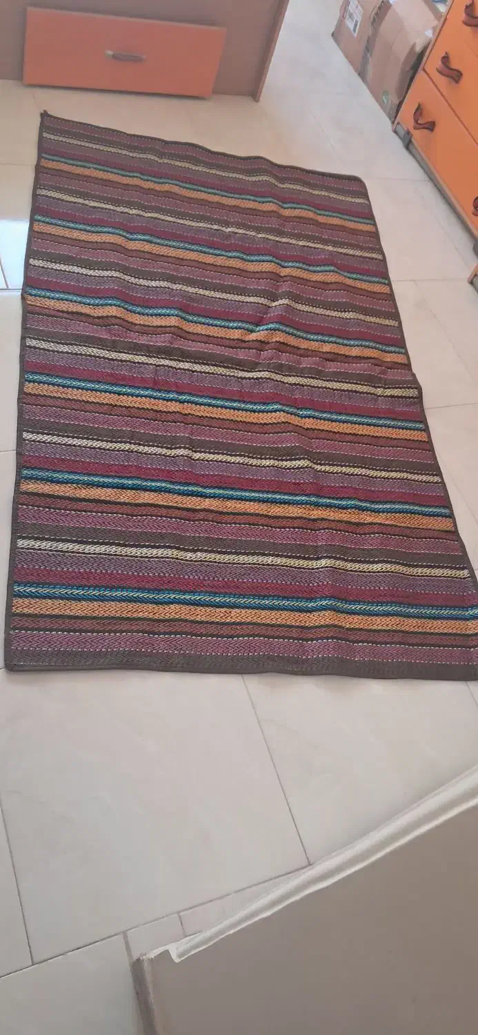 زیراندازجاجیم پشت پشمی|روفرشی|کرج, باغستان|دیوار