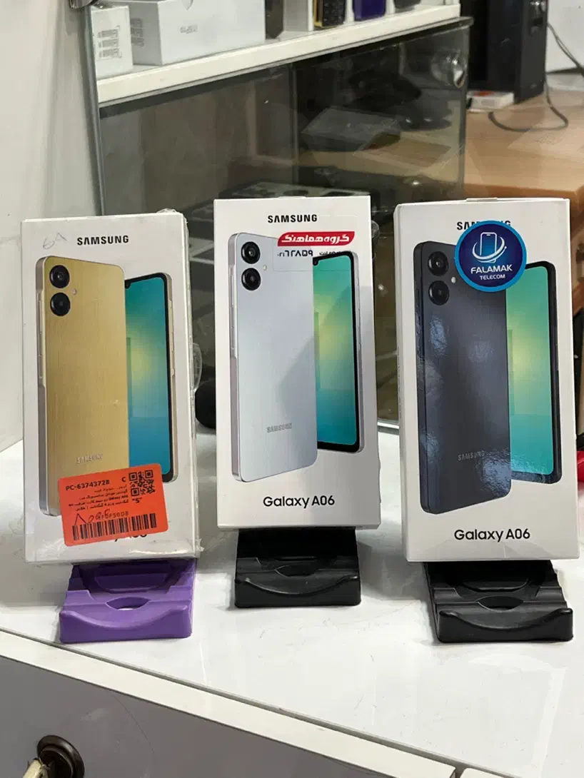 همراه قاب گلس Samsung Galaxy A06 آکبند|موبایل|تهران, گلستان (شهرک راه آهن)|دیوار