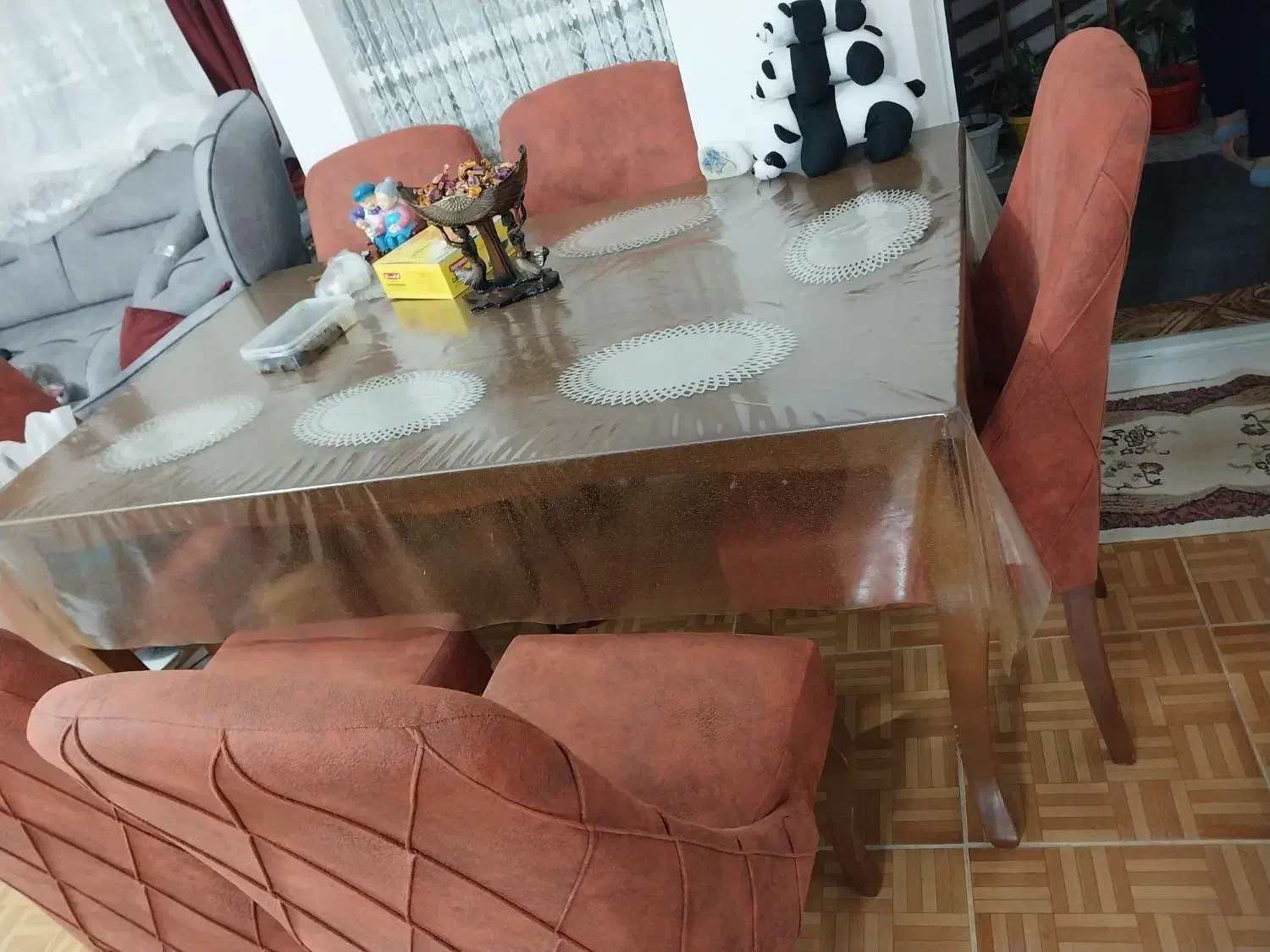 میزغذاخوری 6 نفره ضد لک نو|میز و صندلی غذاخوری|آستارا, |دیوار