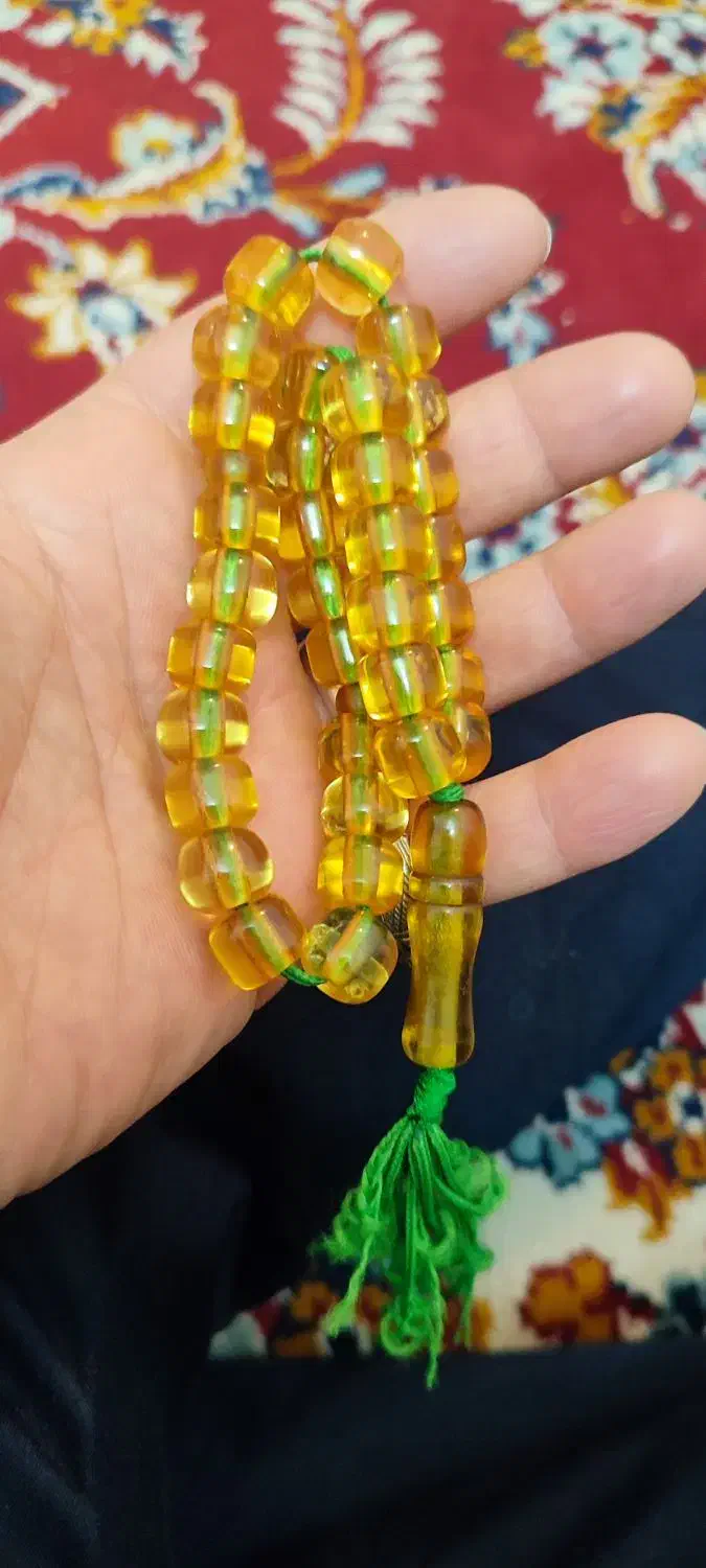 تسبیح سندلوس کهنه المانی|کلکسیون اشیاء عتیقه|بیرجند, |دیوار